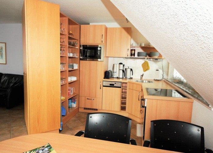 Küche der Wohnung